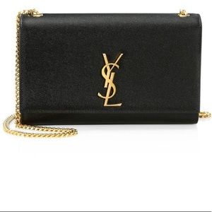 YSL Saint Laurent Large Kate Leather Shoulder Bag